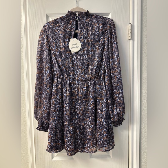 Lost + Wander Women's Water Lily Mini Dress Size XS - Picture 2 of 7